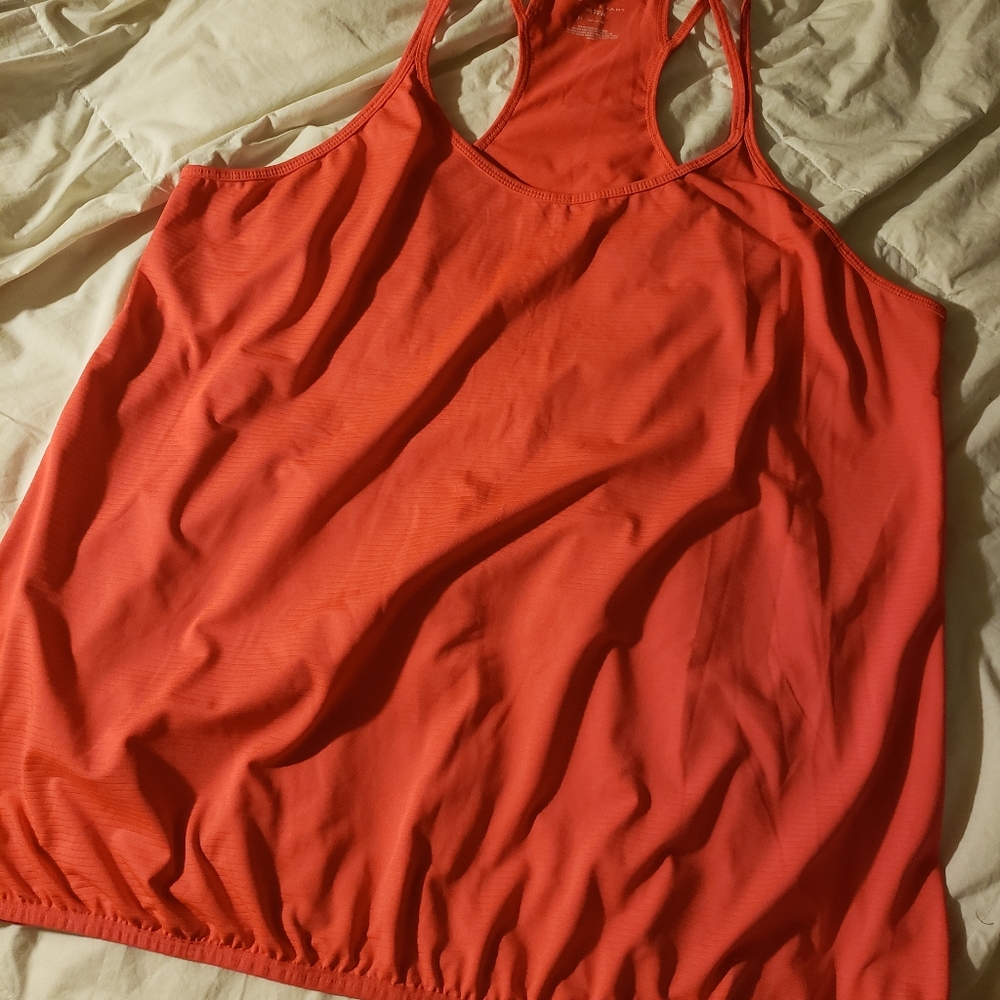 Hot pink athletic tank